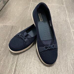 Skechers Navy Slip-Ons